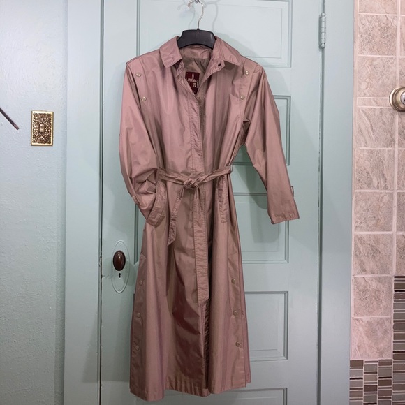 J Gallery Classic Light Weight Trench Coat 6 - Picture 1 of 8